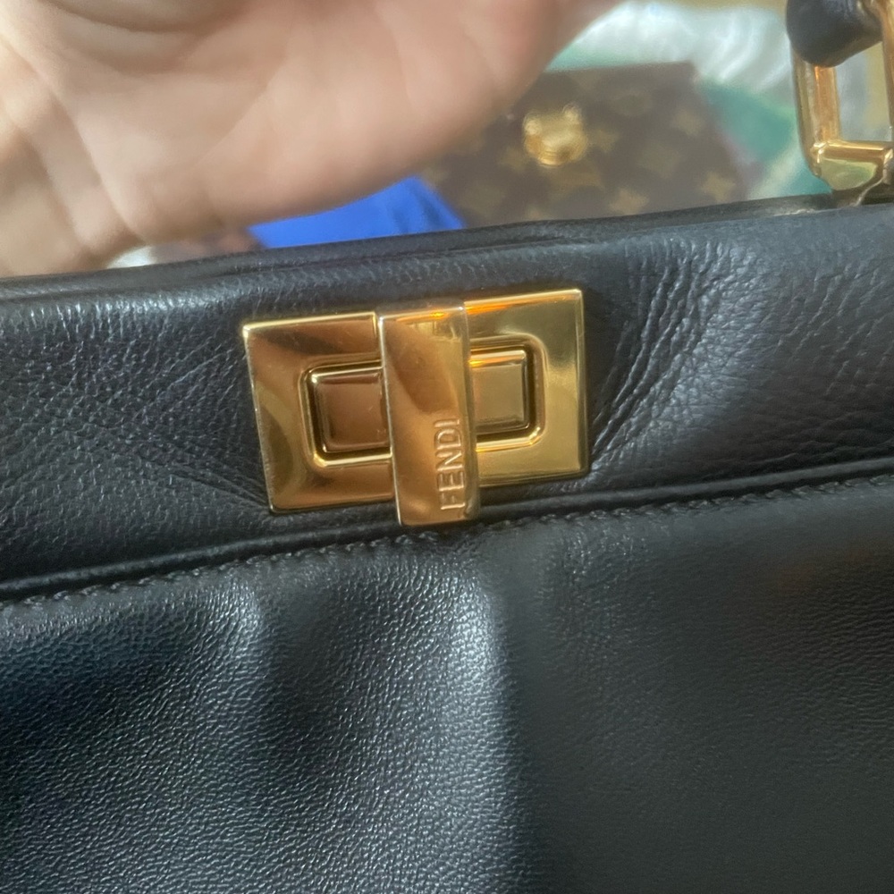 Fendi Peekaboo Mini Black Gold - Picture 3 of 16